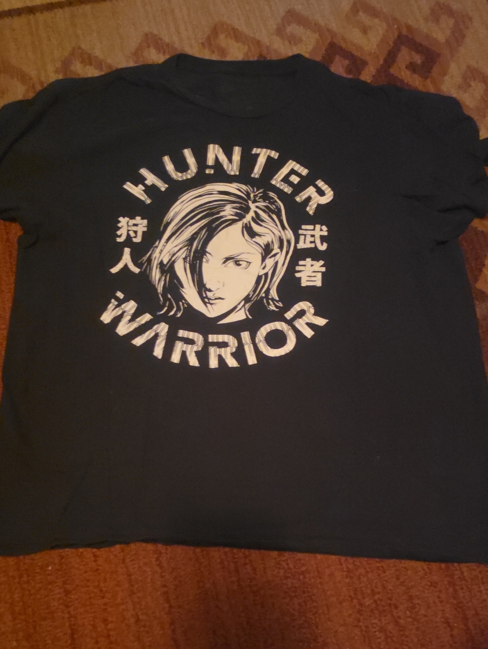 Hunter Warrior Graphic Tee - Black Crewneck